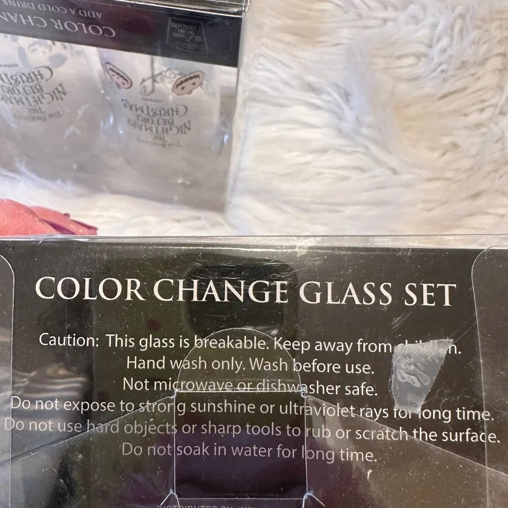 Nightmare Before  Christmas Color Changing Glasses